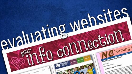 evaluating Websites video