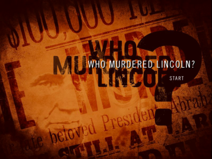 who murdered lincoln title screen