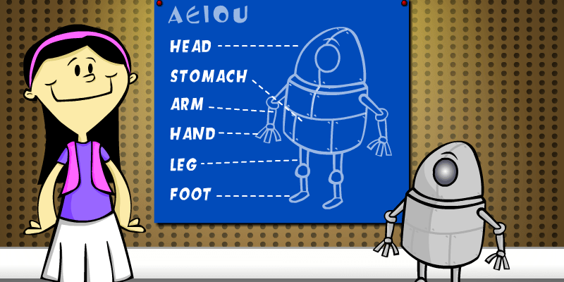Prototype - Kids' Game Body Parts