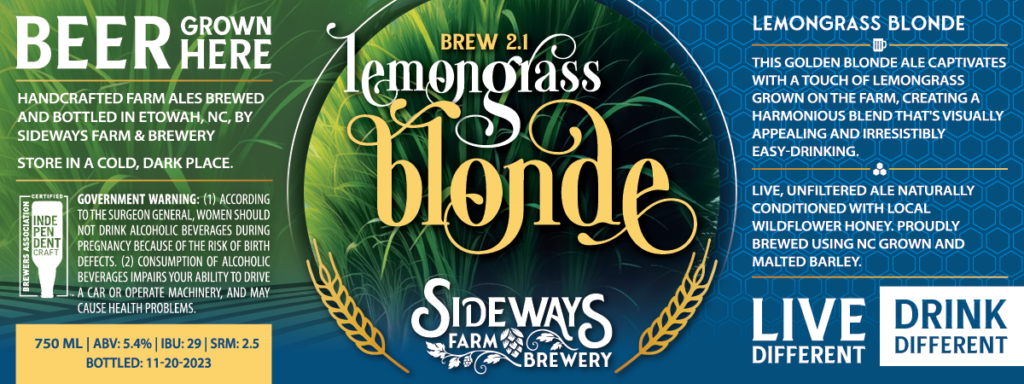sideways lemongrass blonde