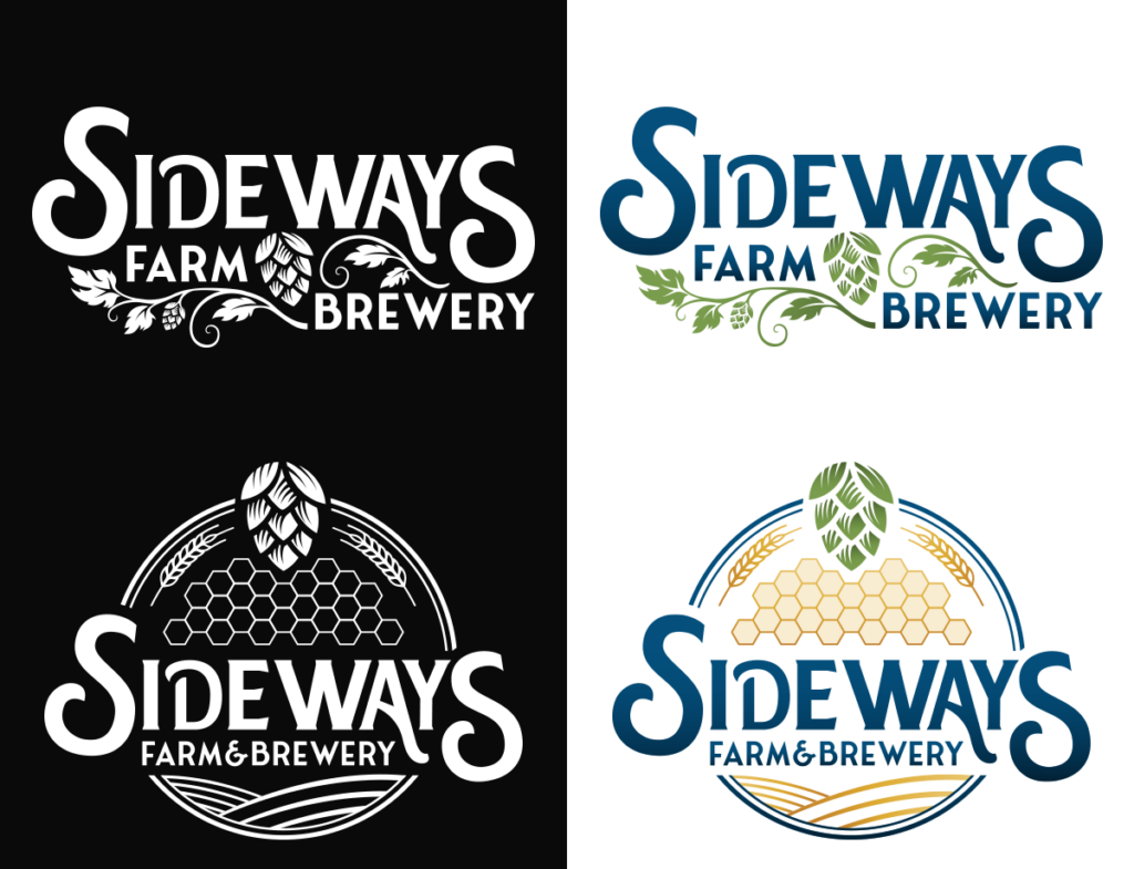 sideways logos